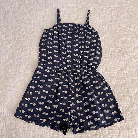 Victoria Beckham x Target Romper Embroidered Navy White Size Small Kids - Picture 2 of 7